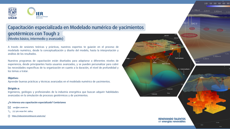 Capacitaci N Especializada En Modelado Num Rico De Yacimientos